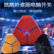 Kafe Internet Komputer Desktop Suis Segitiga Dwi Suis Butang Kafe Internet 2USB Gaya Permainan 4.6