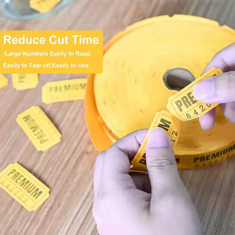 2000 Sheets/Roll Paper Raffle Tickets Events Tickets Labels Roll Universal Tickets Roll Tickets Tear