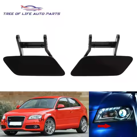 8P0 955 275 A Front Bumper Headlight Headlamp Washer Nozzle Cover Cap For AUDI A3 2008 2009 2010 201
