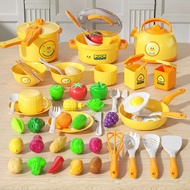 mainan masak masak mainan budak perempuan mainan masak masakan set Mainan dapur kanak-kanak memasak 