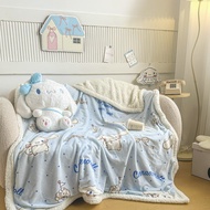 Sanrio Thickened Lamb Wool Blanket Multifunctional Blanket Cute Cartoon Blanket Milk Wool Kindergart