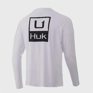 HUK Summer Long Sleeve Performance Anti UV Fishing Breathable Shirt Fishing Shirt Mens Customized Fi