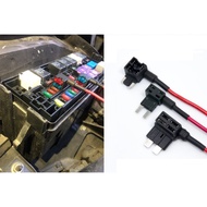 Car Motor Fuse Blade Style Fuse Adapter Cable Add-A-Circuit Fuse Holder