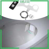 [Amleso] Bidet Toilet Seat Attachment Self Cleaning Nozzle Fresh Clean Water Sprayer for