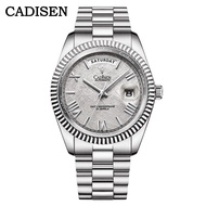 CADISEN Mens Mechanical Watches Luxury Meteorite Dial Automatic Watch For Men Week 100M Japan MIYOTA