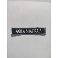 Custom Computer Embroidery Name Bet PIXEL 02 551 Size 1.8x8.5cm Neat Stitching Professional Retail
