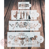 IST-7011 Type Dyeing Board-Taiwan Ready Stock Four-in-One Set Type Dyeing Painting Template Collage 