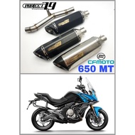 Project79 Exhaust CFMOTO 650MT Slip on Piping Muffler Stainless Steel Project79 QPM06SV/BK/CB CFMOTO