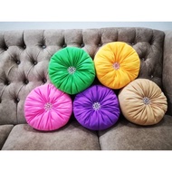 Bantal bulat gebu, bantal bulat sofa, bantal hiasan, bantal fiber, bantal murah