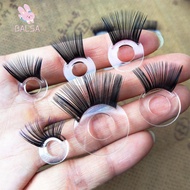 BALSA 10pcs Doll Toy Safety Eyes, DIY 8 Styles Eyes Eyelash Toys, High Quality 12-35mm Crystal Eyeba