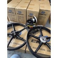 SPORT RIM CUSTOME Y15/LC135 ENKEI SP522 1.6/1.6-17 FRONT RIM WITH CUSTOM HUB (SILVER)
