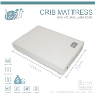 Izzii Baby Mattress Latex fitted for Joie Kubbie Sleep 120x70x8cm