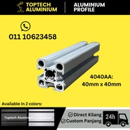 [Ready Stock/Heavy-duty] 4040AA Aluminium profile (40x40mm)4040 AA 20cm/40cm/60cm/80cm/100cm for com