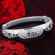 Versatile bracelet genuine product Pure silver bracelet for women with starry design9999Solid sterli