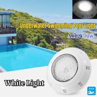 （จัดส่งจากไทย）ไฟ LED สระว่ายน้ำ ไฟน้ำ AC12V 25W IP68 กันน้ำสูงสุด ความสว่างสูง สีสันหลากหลาย มีรีโมท