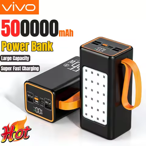 VIVO 50000mAh Large Capacity Power Bank 30000mAh PortableUSB C Fast Charging External Spare Battery 