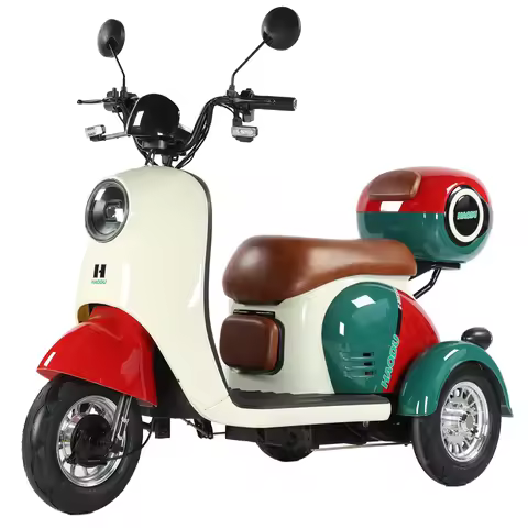 2025 Ce Electric Tricycle Passenger Bike Motorcycle Moto Motocross for Adults Motorized Driving Stan