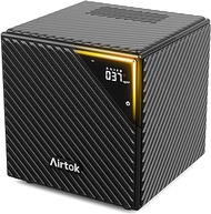AIRTOK Air Purifiers for Bedroom, True HEPA Air Purifier with Air Quality Monitoring, Auto Mode, Filter Indicator, Eco Mode