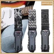 [SunnimixdeMY] Acoustic Electric Guitar Strap Leisure for Banjo Bass Guitar Acoustic Guitar