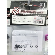 3Racing Sakura Zero Parts E-Clip 2.5 x 6 x 0.4 - 10pcs - 3Racing 3RAC-ER2506 [3RAC-ER2506]