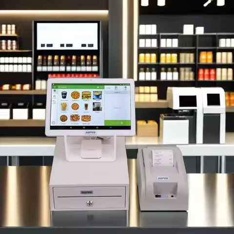 10 Inch Android Tablet POS Cash Register Machine, Free POS Software for Retail Restaurant Supermarke