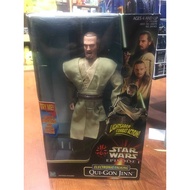 HASBRO STAR WAR EPISODE 1 ELECTRONIC TALKING QUI-GON JINN CHARACTER MODEL