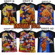 KIDS ANIME DRAGON BALL GOKU JERSEY MATERIAL | SIZE 6Y-16Y