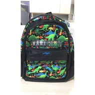 HIJAU Smiggle Backpack Junior Dino Green- Smiggle Original