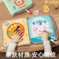 撕撕書嬰兒寶寶早教布書撕不爛可啃咬6個月8魔術貼玩具安靜書啟蒙
