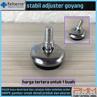 Stabilizer adjuster + claw nut m8 FELTERRE | Table legs, cupboards, shelves