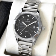 PABLO RAEZ นาฬิกาสำหรับผู้ชายนาฬิกาควอตซ์อัตโนมัติกันน้ำสำหรับนักธุรกิจระดับไรน์สโตน