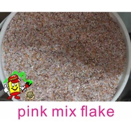 ( PINK MIX FLAKE ) Epoxy Colour Flake for Toilet , Kitchen Floor Tile Leaking Anti-slip Coating