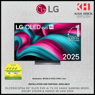 LG OLED55C5PSA 55" OLED EVO AI TV C5 144HZ GAMING MODE, DOLBY VISION & HDR10 4K UHD 2025