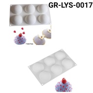 Gr-lys-0017 snowskin chocolate pudding mooncake mousse cake silicone mold