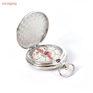 [risingmp] Poet Watch Flip Compass Portable Hiking Navigation Compass Compass Keychain