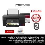 CANON Pixma G3770 Wireless All in One Refillable Ink Tank Printer (Print Scan Copy)
