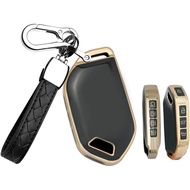 HIBEYO 8 Button Key Fob Cover For KIA Sportage R Carnival KX3 Seltos KX5 ALL NEW K5 Kia EV9 Picanto 