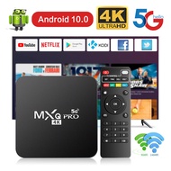 Tv Box Smart 4k Pro 2.4g 5g 8gb/ 128gb Wifi Android 10.1 Tv Box Smart MXQ Pro 5G 4K