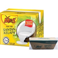 M&amp;S Coconut Milk UHT 200ml Santan 1 Carton