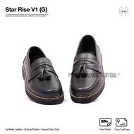 CODE R13F Voyagstuffofficial Star Rise V1 G Men's Black Penny Loafers Shoes