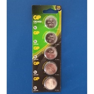 5 PIECES GP LITHIUM CR2450 3V CELL BATTERIES
