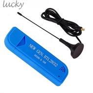 FM Digital TV Tuner Dongle Receiver with Antenna Broad Application Compatibility