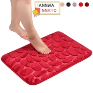 IANNWANNATO 40*60cm Bathroom Carpet Feet Pad Pebbles Floor Bathtub Doormat