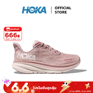 【6.6Flash Sale ของแท้ 100%】HOKA ONE ONE รองเท้าวิ่งผู้หญิง CLIFTON 9 สวมใส่สบาย มีเบาะรองรับแรงกระแท