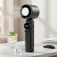 199-Speed Mini Turbo Fan | Portable Handheld Fan with Battery & LED Screen