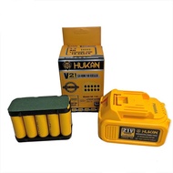 pin máy siết bulong máy khoan HUKAN 21V dung lượng cao chân pin 4cm phổ thông