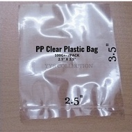 2.5x3.5 PP Clear Plastic Bag / Transparent Plastic Bag