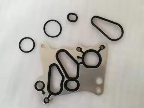 Oil Cooler Seal Gasket Oil Filter Housing Gasket For Benz M271 CGI W204 C180 C200 C250 E200 E250 R17