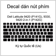 International key button Decal for Dell Latitude 9420 (P141G), 9330, 9420 2-in-1 (P142G)