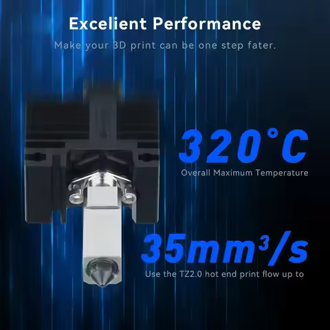 TZ 2.0 Hotend anti-collision For upgrade Bambu Lab X1 X1CP1P P1S Voron Blv 3D printer